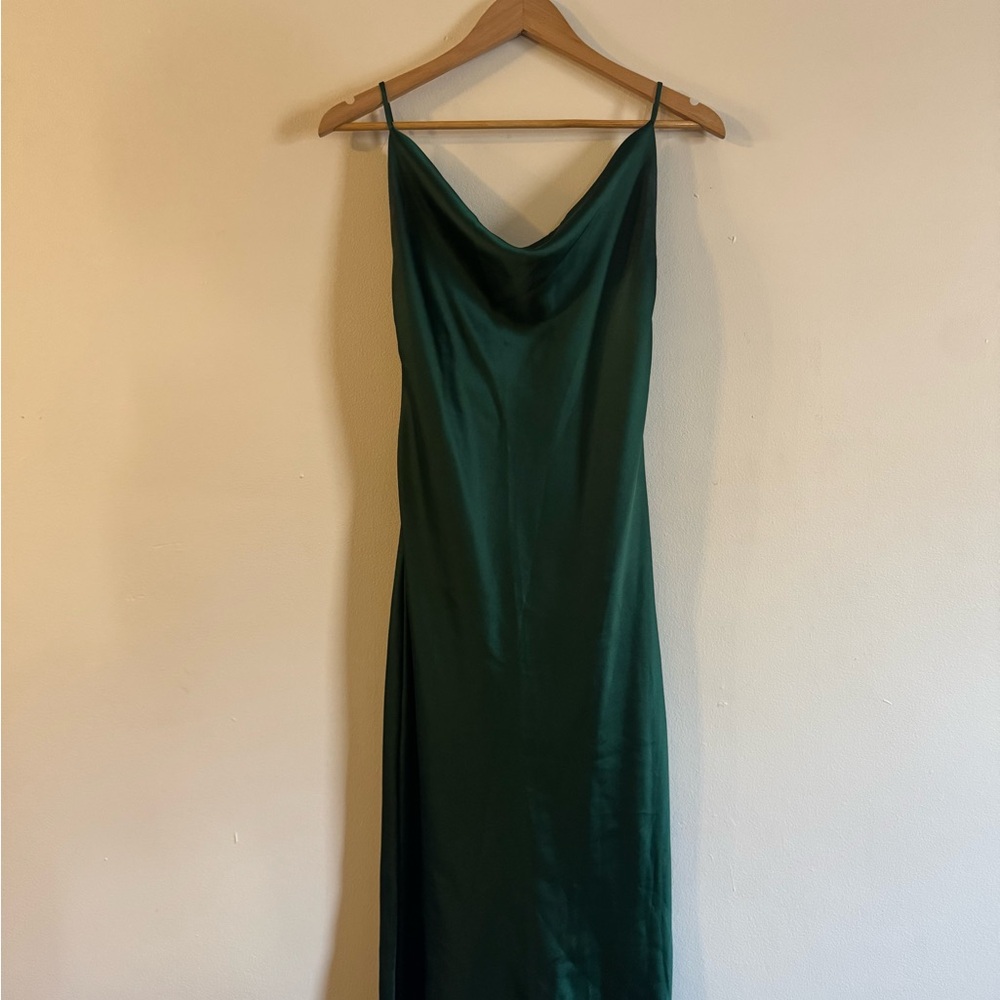 Petal & Pup Strapless Emerald Dress